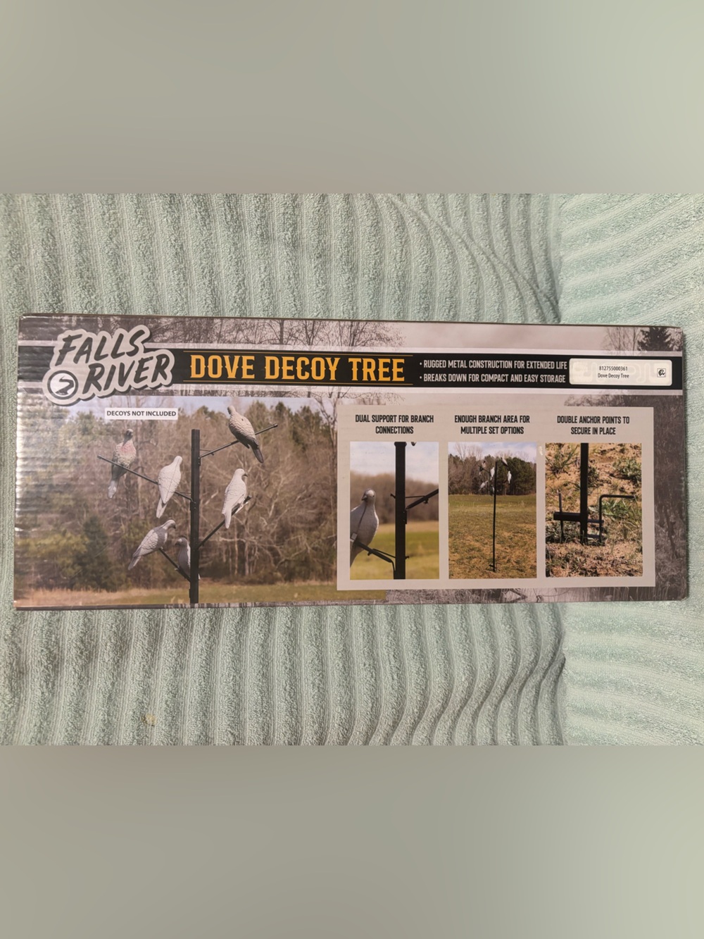 Metal Dove Decoy Tree - Black Falls River. NIB!